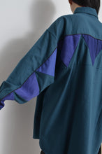 画像をギャラリービューアに読み込む, WOOL VIYELLA △ SH/BLU GRN/SLACK_02