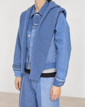 將圖片載入圖庫檢視器 Knit hood wrap_C