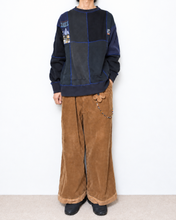 将图片加载到图库查看器,Panel sweat pullover contrast stitch / 02size_A