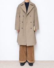将图片加载到图库查看器,Flower charm pea coat / peach skin