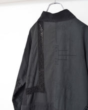 将图片加载到图库查看器,Black Table Cloth Field Coat