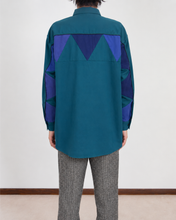 이미지를 갤러리 뷰어에 로드 , WOOL VIYELLA △ SH/BLU GRN/SLACK_02
