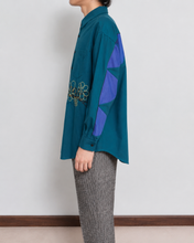이미지를 갤러리 뷰어에 로드 , WOOL VIYELLA △ SH/BLU GRN/SLACK_02
