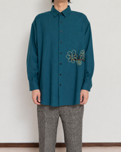 이미지를 갤러리 뷰어에 로드 , WOOL VIYELLA △ SH/BLU GRN/SLACK_02