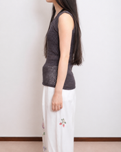 画像をギャラリービューアに読み込む, MESH KNIT TANK TOP / D.BRN