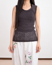 画像をギャラリービューアに読み込む, MESH KNIT TANK TOP / D.BRN