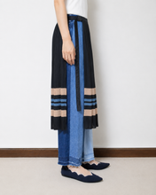 Load image into Gallery viewer, PLEATED WRAP SK_BLACK