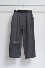 画像をギャラリービューアに読み込む, BLK DENIM WIDE TUCK PT 01