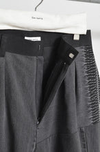 画像をギャラリービューアに読み込む, BLK DENIM WIDE TUCK PT 01