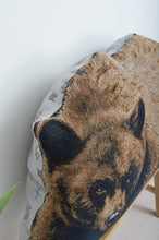 画像をギャラリービューアに読み込む, RUG CUSHION (GRIZZLY BEAR)