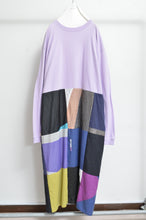 Load image into Gallery viewer, SQUARE SHAKA L/ST OP_01 / PURPLE