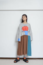 Load image into Gallery viewer, PLEATED TEE OP(PRINT)_Mi*00 / B