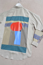 画像をギャラリービューアに読み込む, SILKY TWILL SHIRTS(PRINT) BEG/02