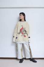 画像をギャラリービューアに読み込む, SWITCHING KNIT P/O(PRINT) 01/OFF WHITE_X