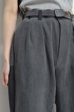 画像をギャラリービューアに読み込む, BLK DENIM WIDE TUCK PT 01