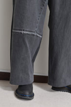 画像をギャラリービューアに読み込む, BLK DENIM WIDE TUCK PT 01