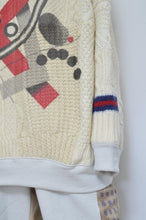 画像をギャラリービューアに読み込む, SWITCHING KNIT P/O(PRINT) 01/OFF WHITE_X