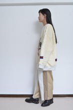 画像をギャラリービューアに読み込む, SWITCHING KNIT P/O(PRINT) 01/OFF WHITE_X