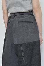 画像をギャラリービューアに読み込む, BLK DENIM WIDE TUCK PT 01