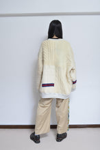 画像をギャラリービューアに読み込む, SWITCHING KNIT P/O(PRINT) 01/OFF WHITE_X