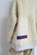 画像をギャラリービューアに読み込む, SWITCHING KNIT P/O(PRINT) 01/OFF WHITE_X