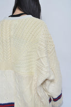 画像をギャラリービューアに読み込む, SWITCHING KNIT P/O(PRINT) 01/OFF WHITE_X