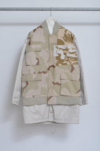 画像をギャラリービューアに読み込む, REMIX CAMO LAYER STADIUM JACKET/01