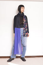 画像をギャラリービューアに読み込む, PLEATED STOLE / BLACK_002