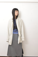 画像をギャラリービューアに読み込む, △ SHAWL ZIP-UP PARKA/GRY/01