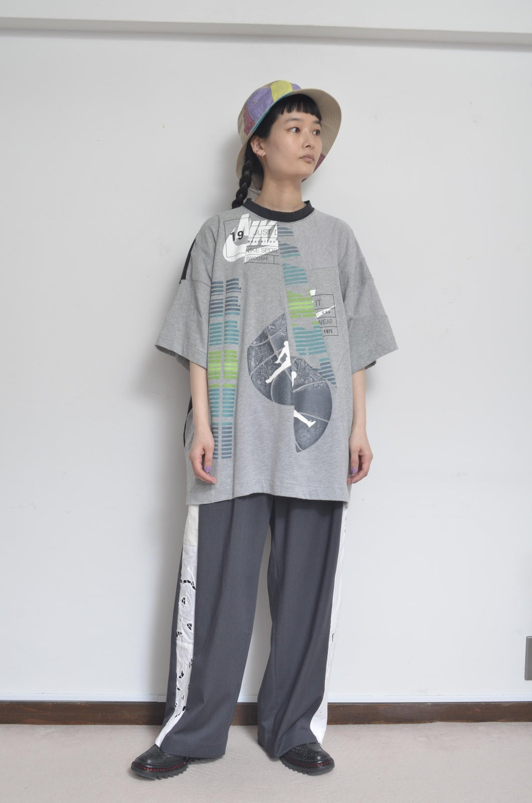 CUT AND CONNECTED T/GRY – here/YEAH RIGHT!!