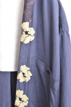 Load image into Gallery viewer, FLOWER PATCH ROBE / NAV