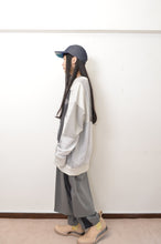 Load image into Gallery viewer, SWITCHING SWEATSHIRT P/O(w/ PRINT)/L.GRAY*sparkle_001