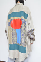 画像をギャラリービューアに読み込む, SILKY TWILL SHIRTS(PRINT) BEG/02