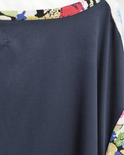 Load image into Gallery viewer, W SLEEVE TOPS_NAVY / A
