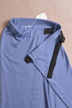 Load image into Gallery viewer, MUFFLER WRAP SKIRT/SAX BLUE