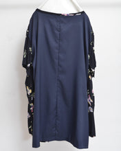 將圖片載入圖庫檢視器 W SLEEVE TOPS_NAVY / B