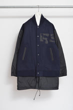 画像をギャラリービューアに読み込む, REMIX MELTON LAYER STADIUM JACKET/NAV/01