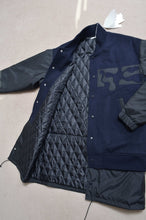 画像をギャラリービューアに読み込む, REMIX MELTON LAYER STADIUM JACKET/NAV/01