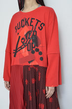 画像をギャラリービューアに読み込む, PLEATED TEE OP(PRINT) _ X*00 / B