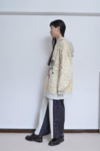 画像をギャラリービューアに読み込む, SWITCHING KNIT HOODIE(PRINT) 01/OFF WHITE_X