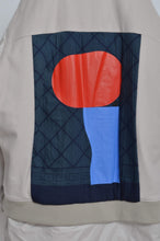 Load image into Gallery viewer, REMIX MELTON LAYER STADIUM JACKET(PRINT)/BEG/Mi/02