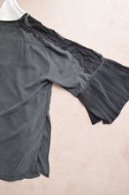 画像をギャラリービューアに読み込む, PLEATS SLEEVE SHIRT / BLK