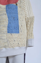 画像をギャラリービューアに読み込む, SWITCHING KNIT HOODIE(PRINT) 01/OFF WHITE_Mi