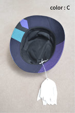 Load image into Gallery viewer, CUT AND CONNECTED TENCEL BUCKET HAT/NAV