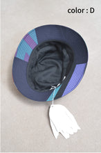 Load image into Gallery viewer, CUT AND CONNECTED TENCEL BUCKET HAT/NAV