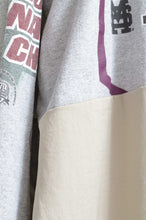 Load image into Gallery viewer, SWITCHING TEE OP_GRAY*BEIGE / A