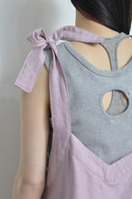 画像をギャラリービューアに読み込む, V-NECK TANK_SHORT_LINEN 00/PINK
