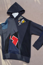 画像をギャラリービューアに読み込む, CUT AND CONNECTED BACKPILE HOODIE / DARK