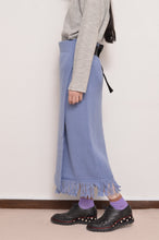Load image into Gallery viewer, MUFFLER WRAP SKIRT/SAX BLUE