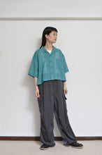 画像をギャラリービューアに読み込む, OPEN COLLAR SH_SHORT_VOILE (00/GRN*PARASOL)